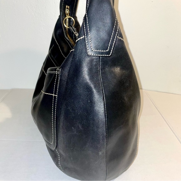 Coach Ergo Legacy Black Leather Shoulder Bag - Picture 5 of 11